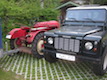 Landrover Defender 110 und Porsche Diesel